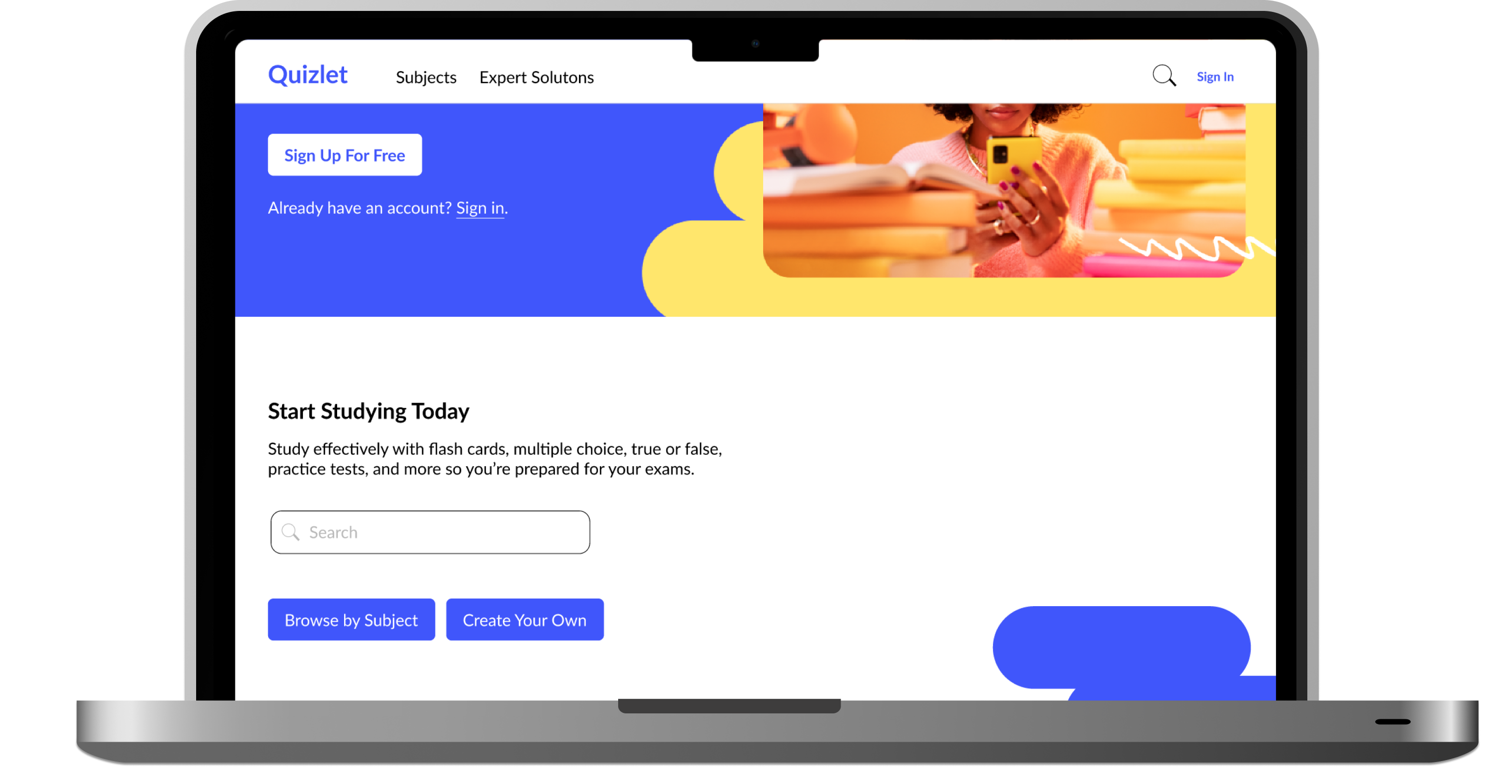 Quizlet Logan Hanekamp UX Designer