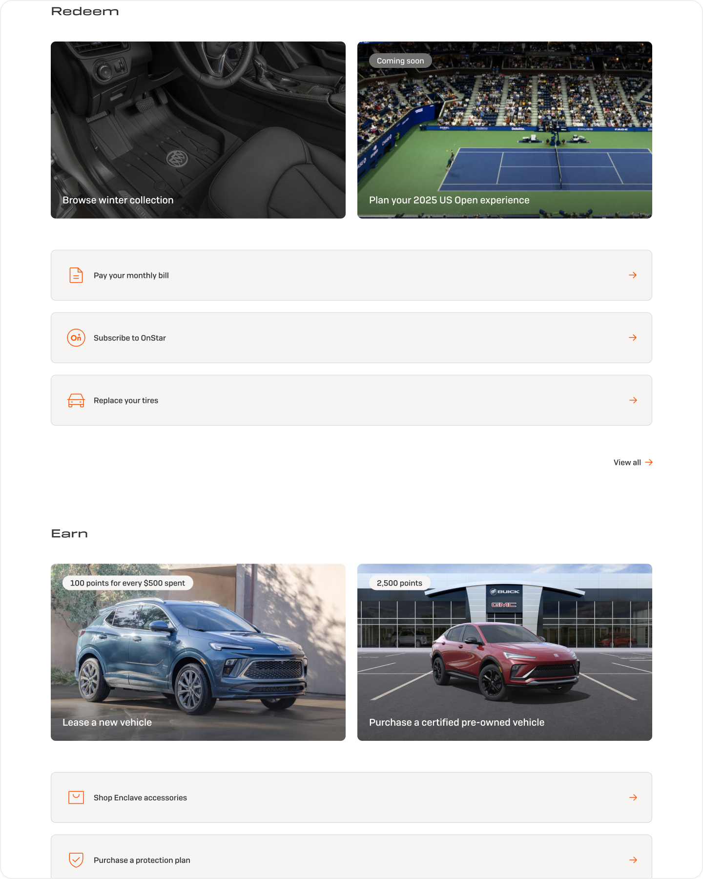 Prioritizing earning and redemption