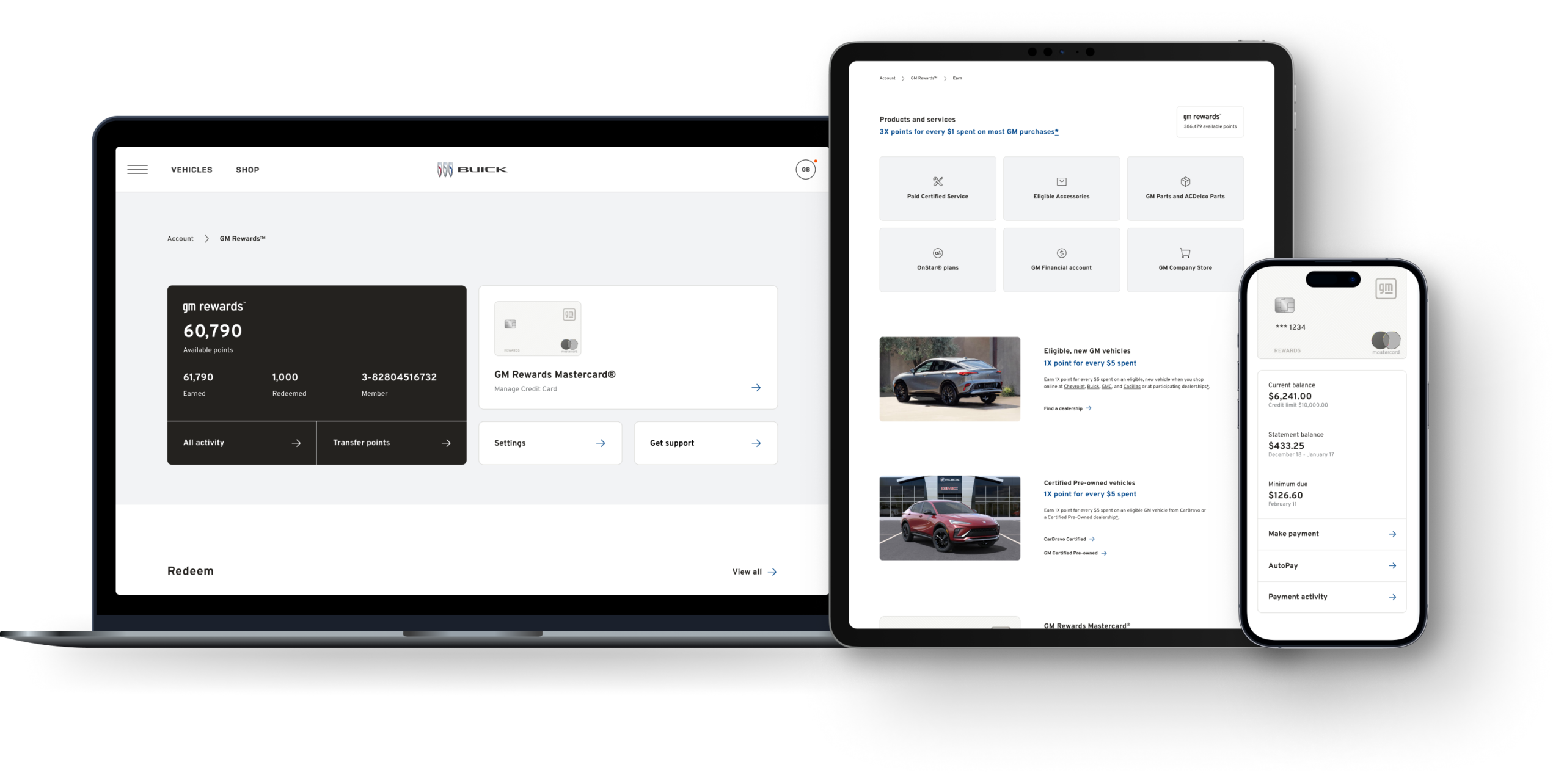 GM Rewards Dashboard Hero